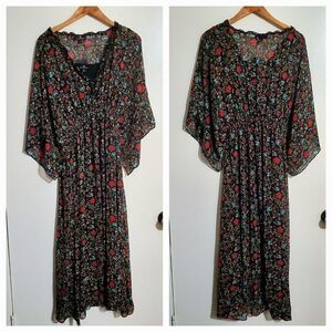 Curations NWT Floral Print Maxi Sundress Size M